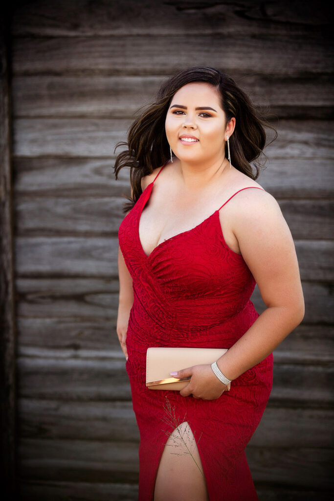 red dress senior formal in Blackwater