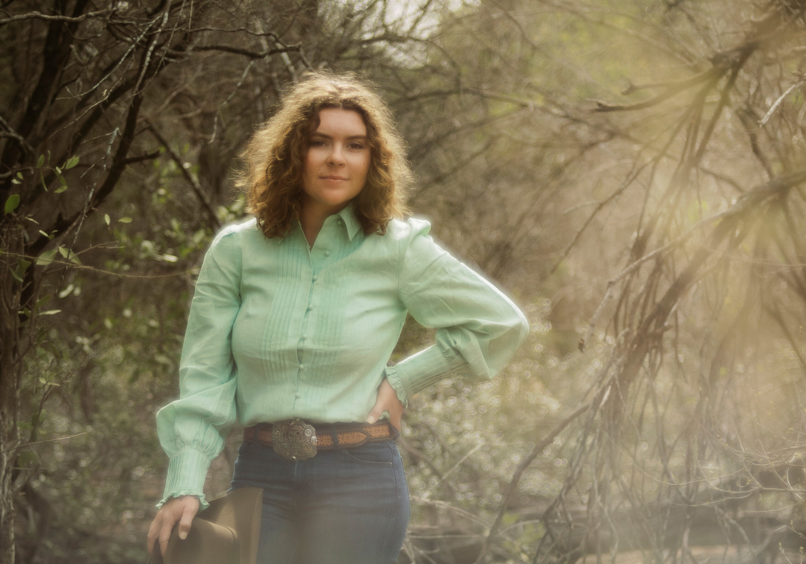dreamy rural outback woodland image