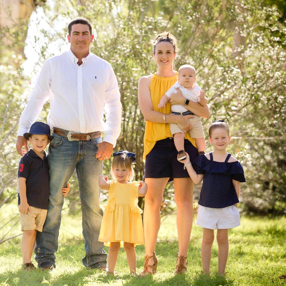 Family photography portrait in Central Queensland